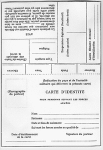 Carte d'identité